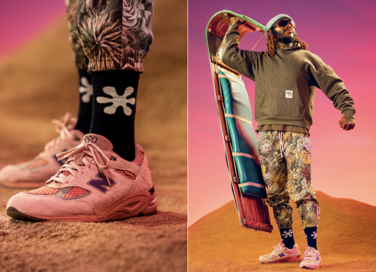 NEW BALANCE AND SALEHE BEMBURY LAUNCH “Sand Be the Time”  MADE in USA 990v2 COLLABORATION